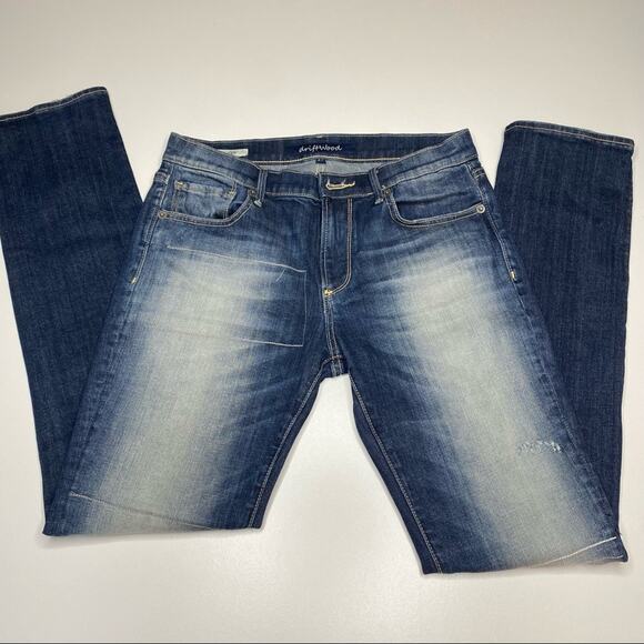 Driftwood | Jody Distressed Patched Straight Leg Jeans - Picture 2 of 6